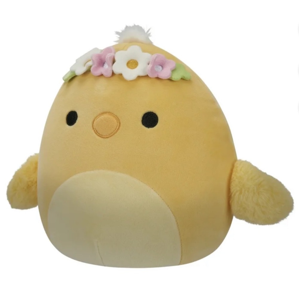 Squishmallows Tristan the Chick With Flower Garland 8” Plush~NEW! - Picture 2 of 6